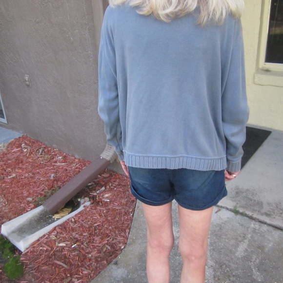 Blue Cardigan Jacket sz S - Picture 3 of 4